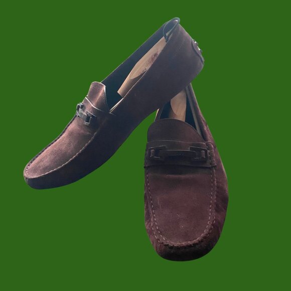 Tod’s Brown Suede Gommino Loafers – Size 13.5 (Made in Italy) - Picture 2 of 5